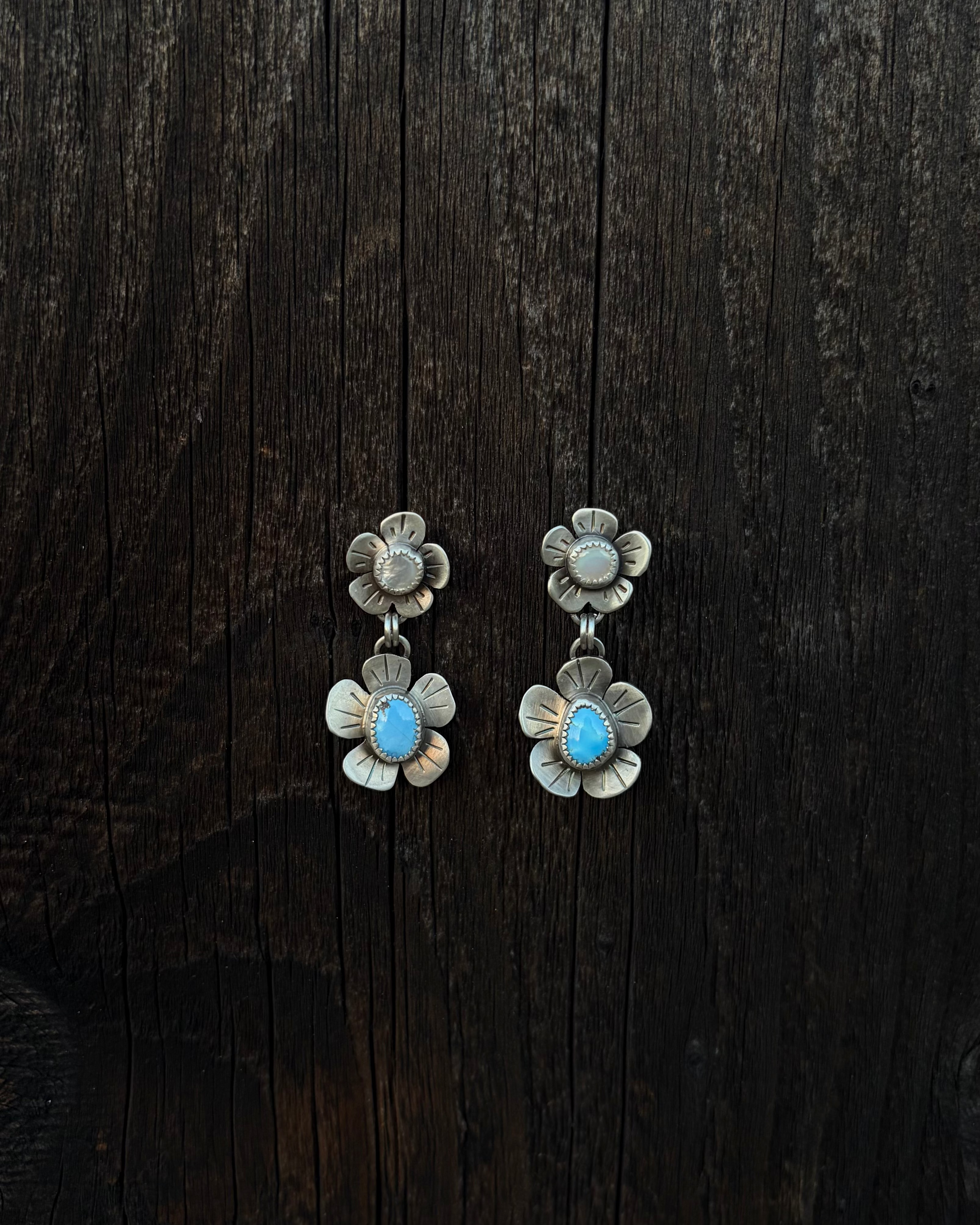 Baby Blue Eyes Stud Earrings