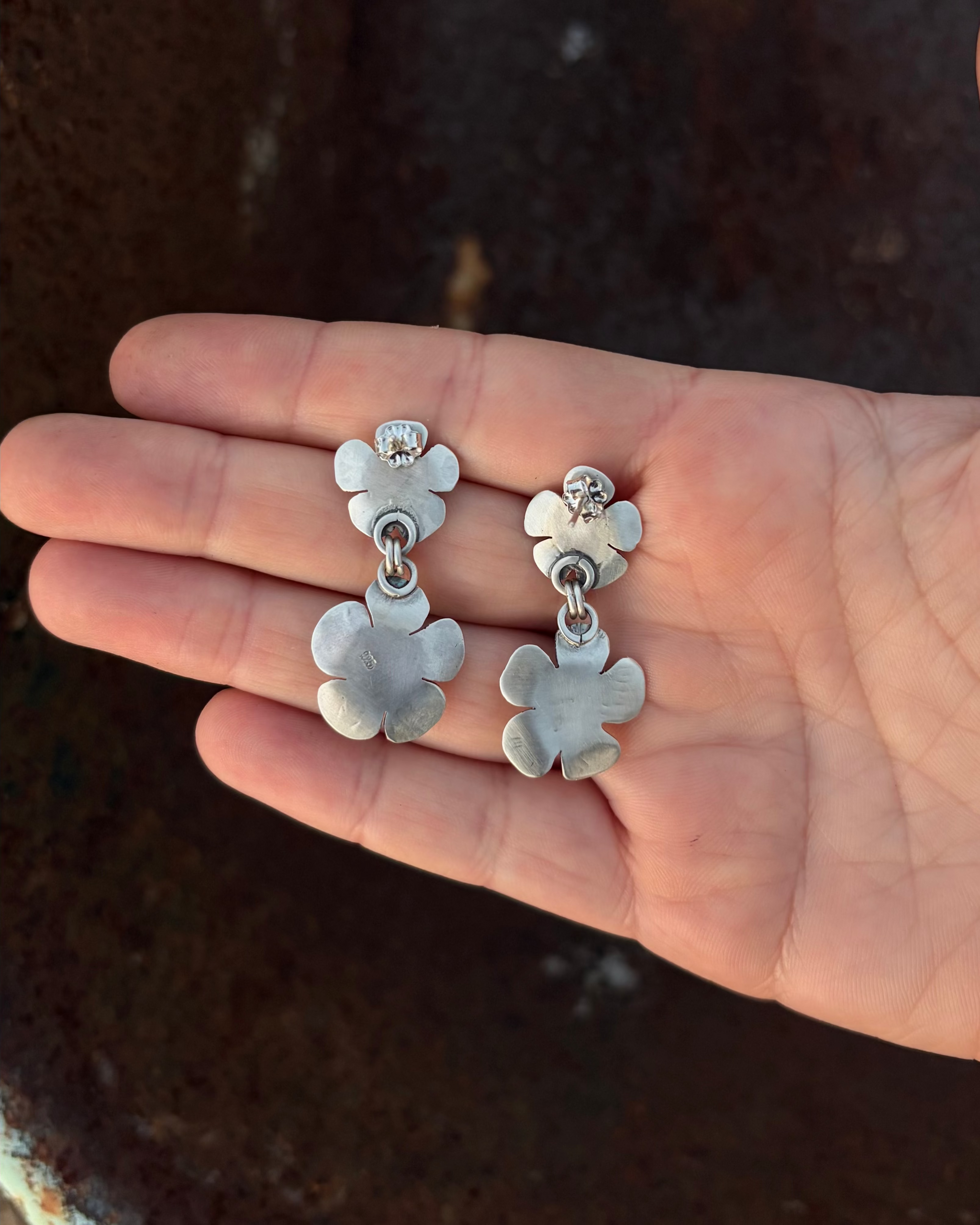 Baby Blue Eyes Stud Earrings
