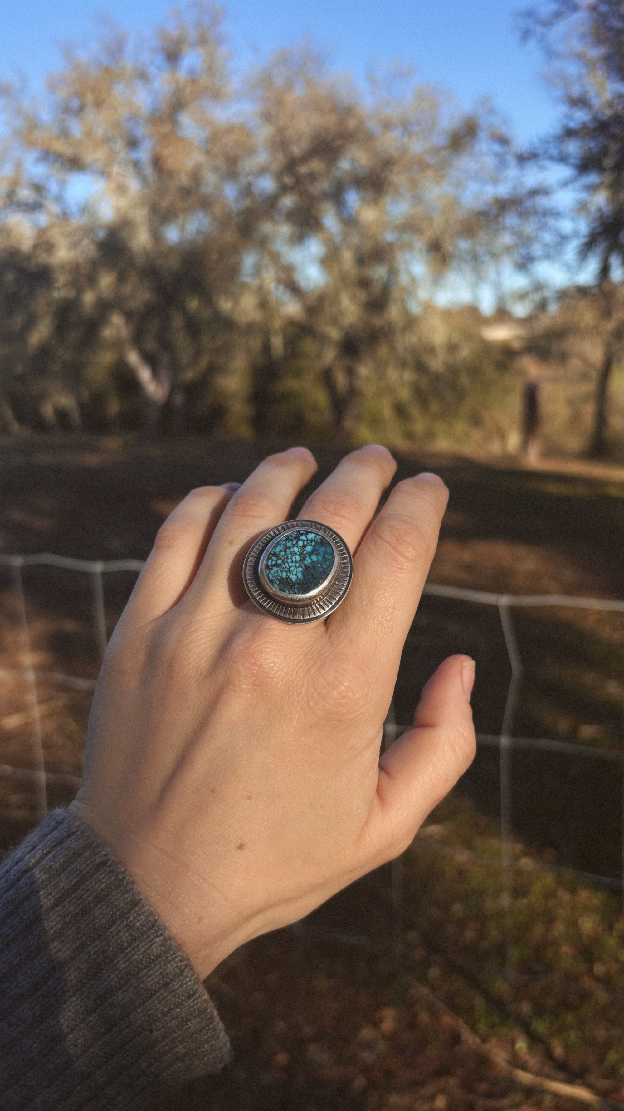 Cloud Mountain Statement Ring - Size 8