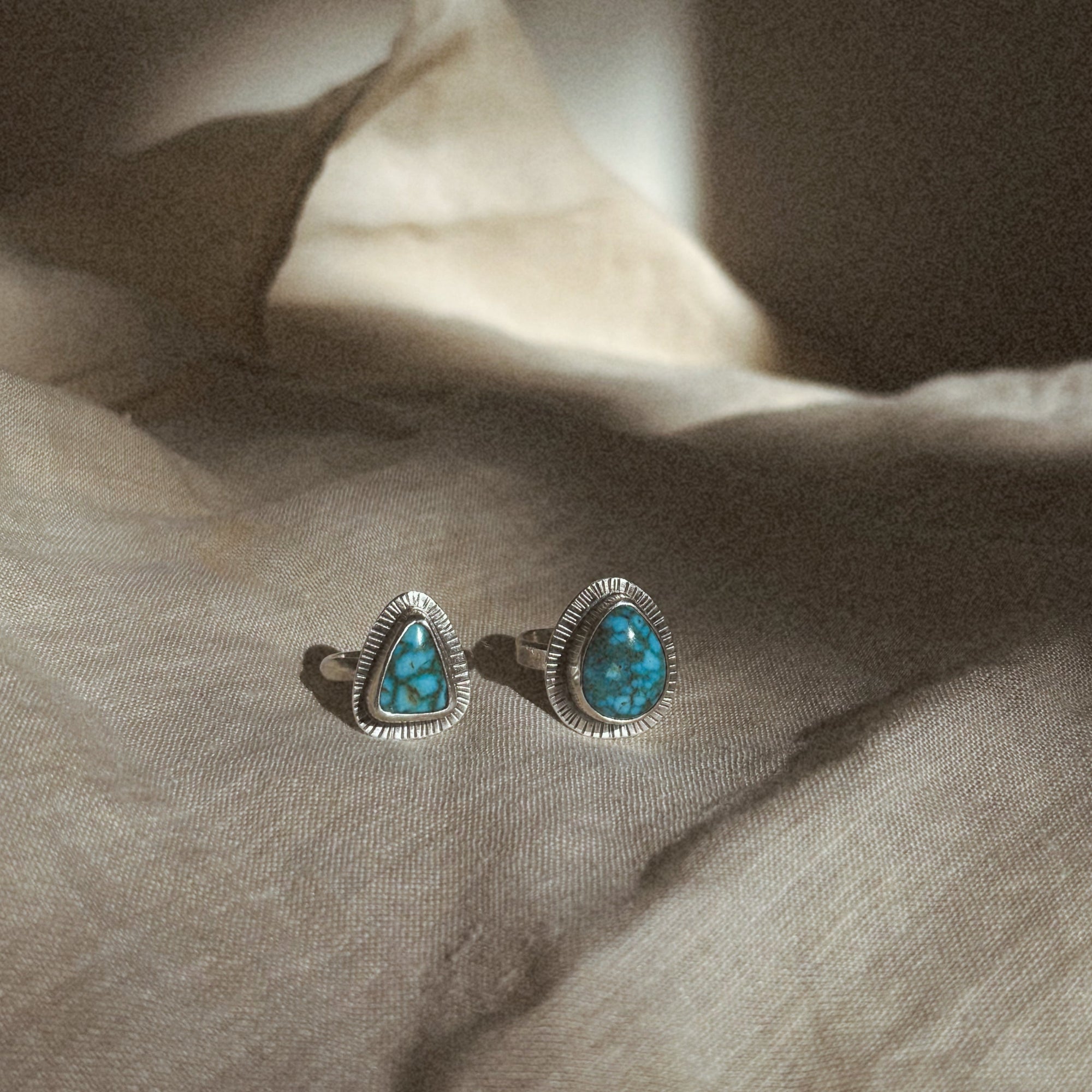 Kingman Turquoise Ring - Size 8 1/4