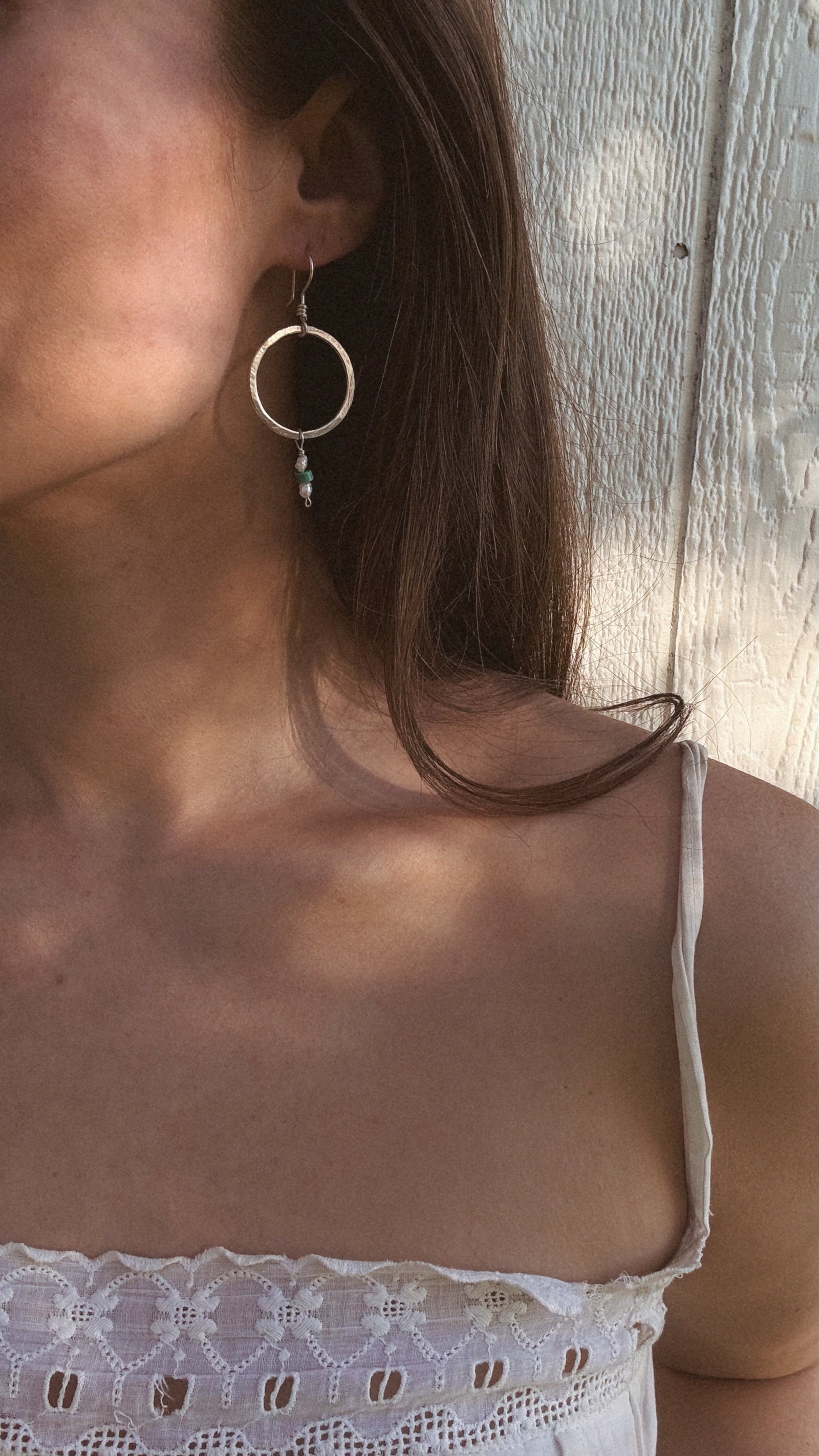 Silver Hoops .02
