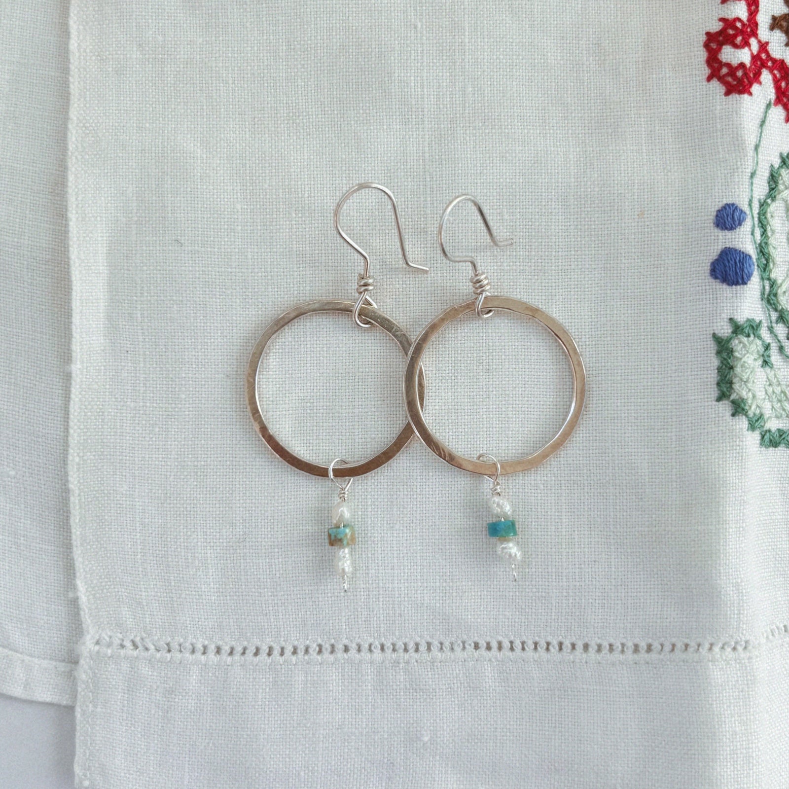 Silver Hoops .02