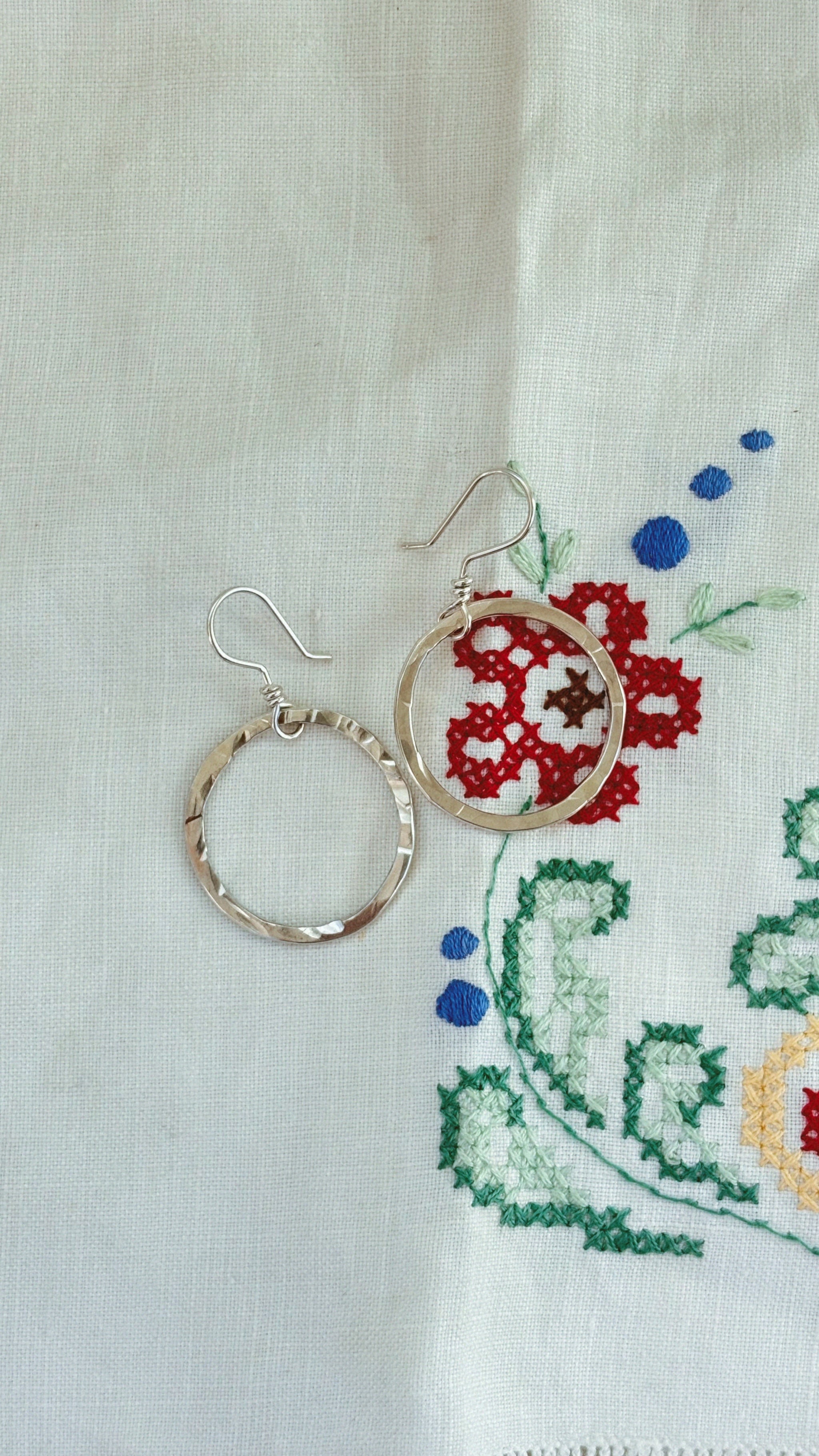 Silver Hoops .01