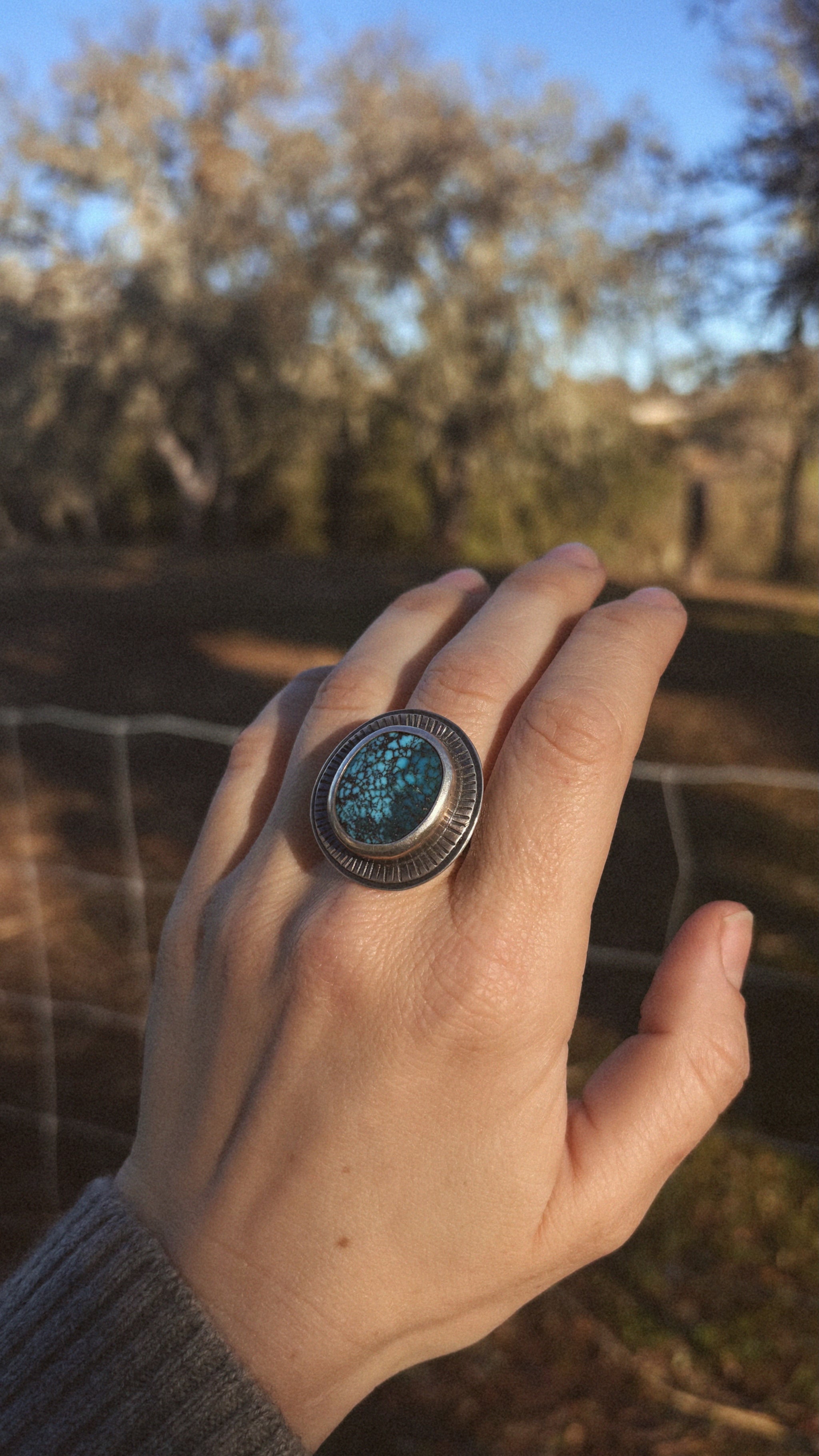 Cloud Mountain Statement Ring - Size 8
