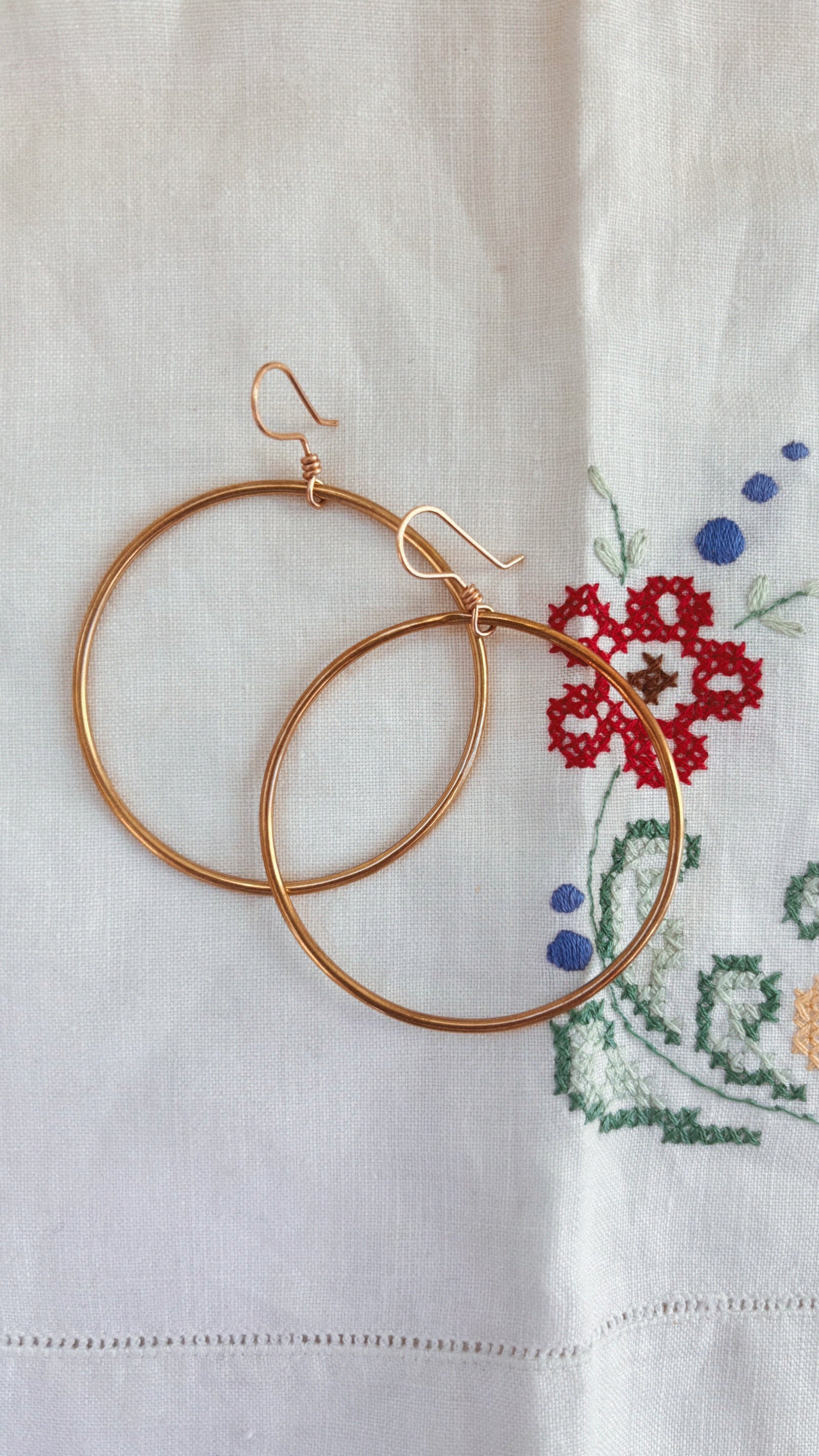 Brass Hoops