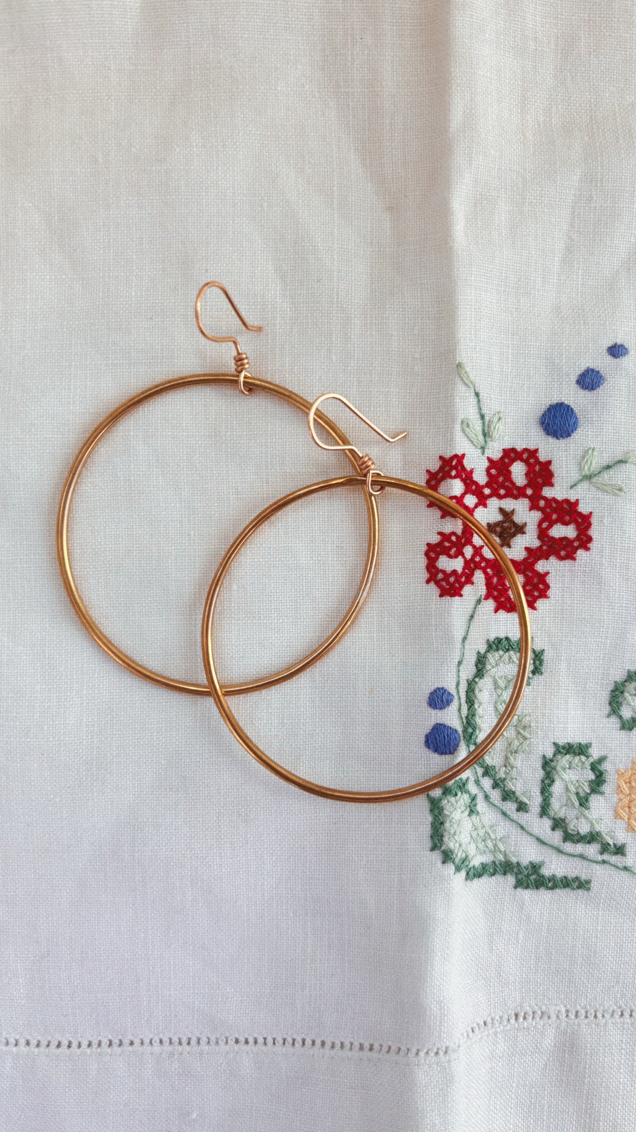 Brass Hoops