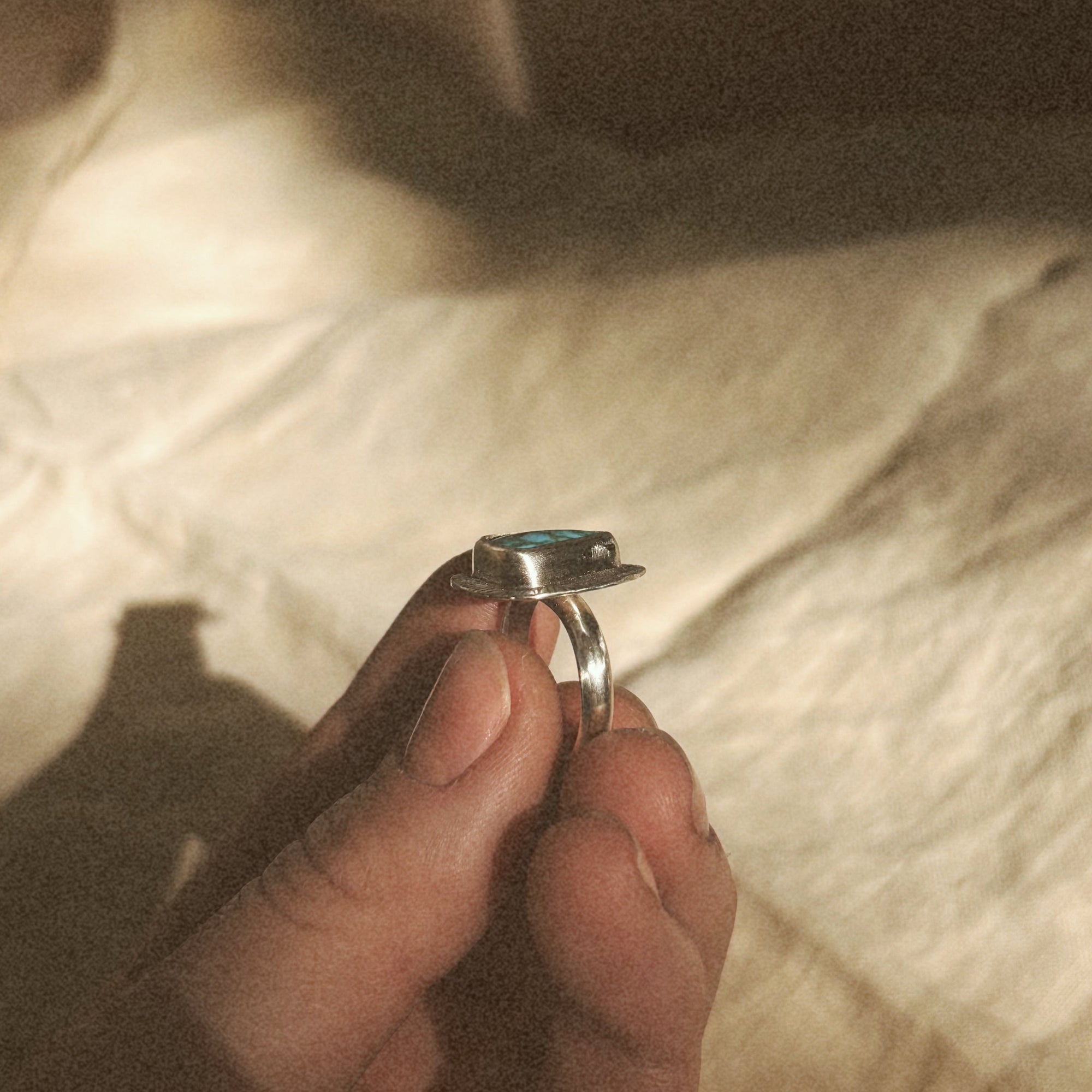 Kingman Turquoise Ring - Size 6
