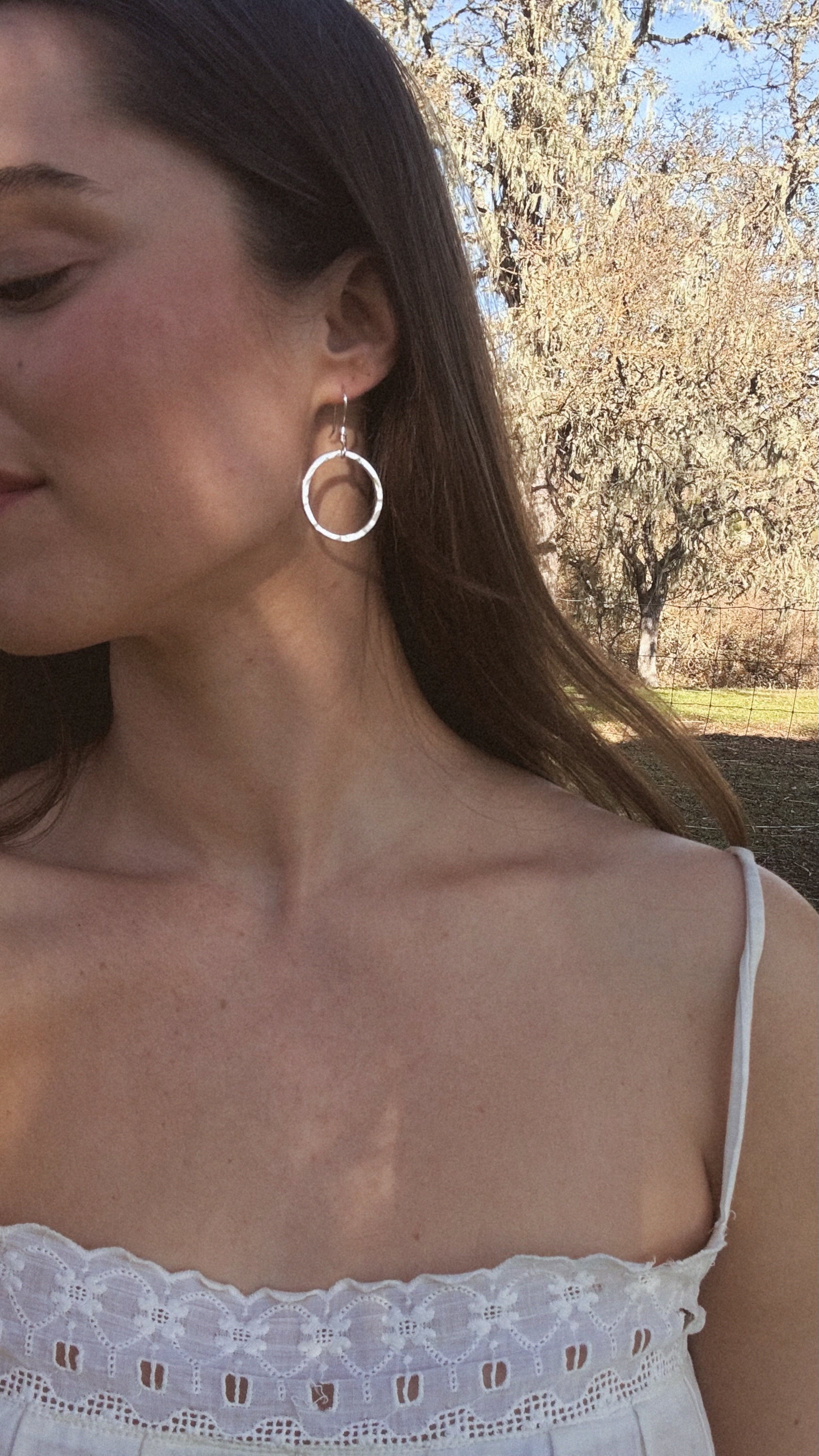 Silver Hoops .01