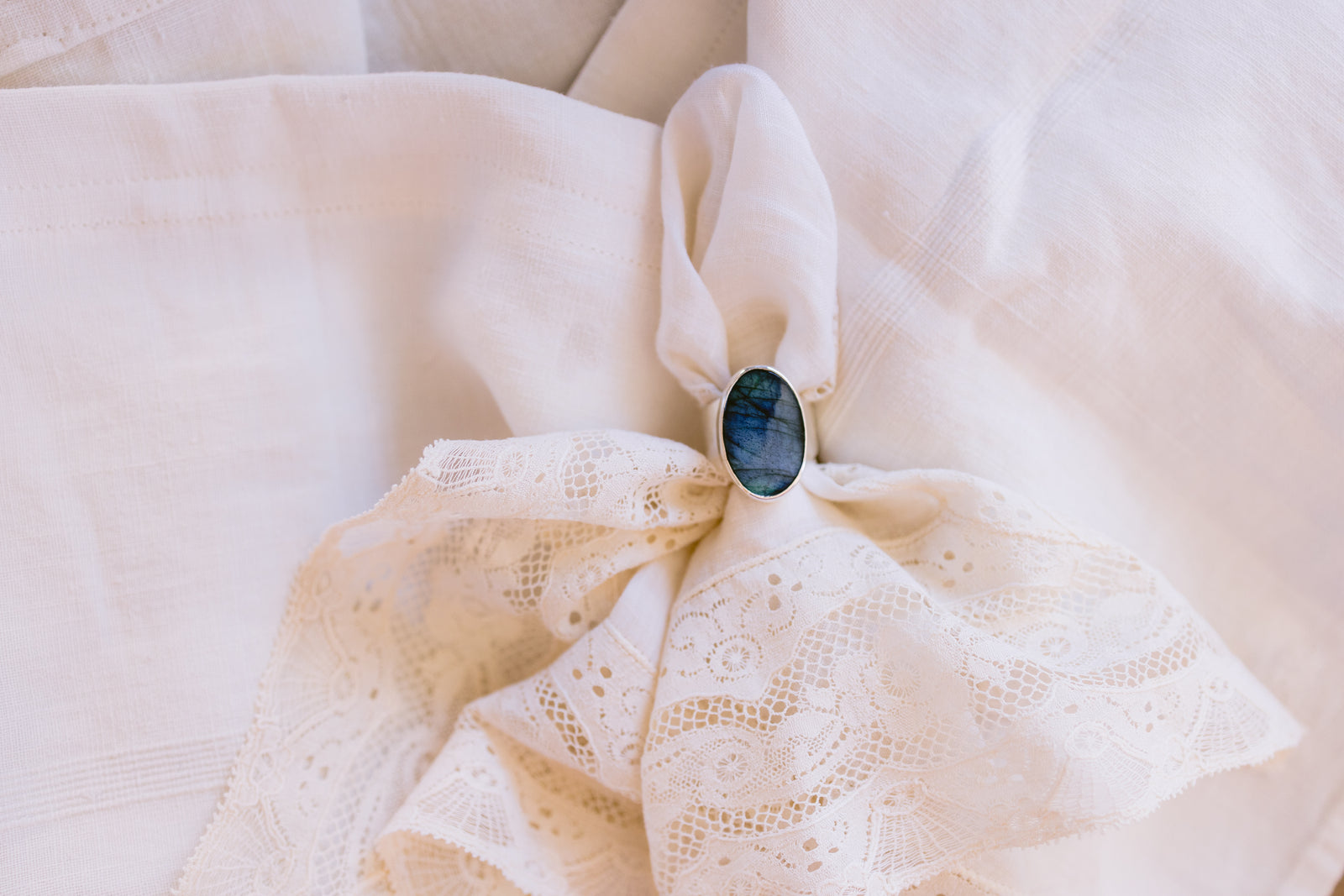 Portal Ring (Labradorite) - Size 6