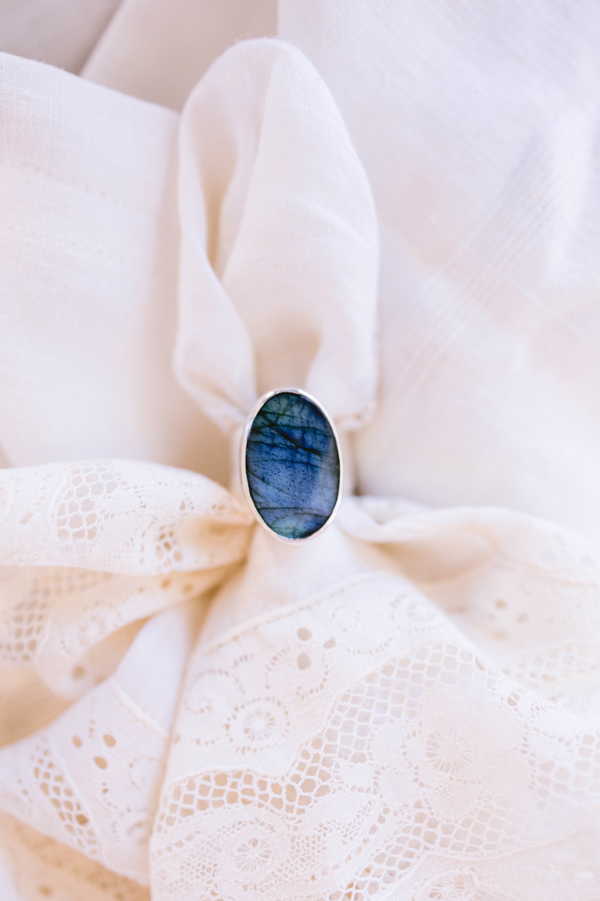 Portal Ring (Labradorite) - Size 6