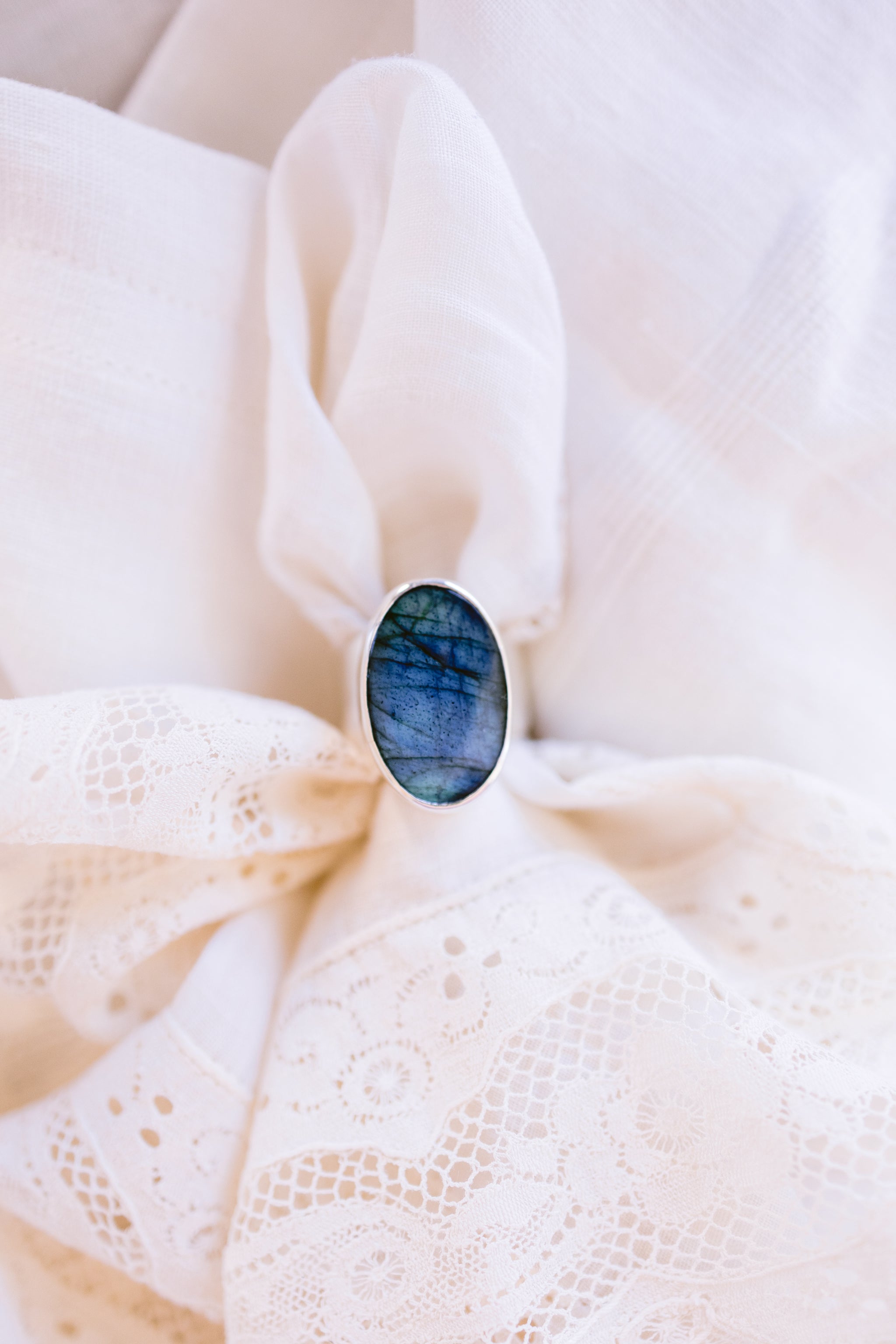 Portal Ring (Labradorite) - Size 6