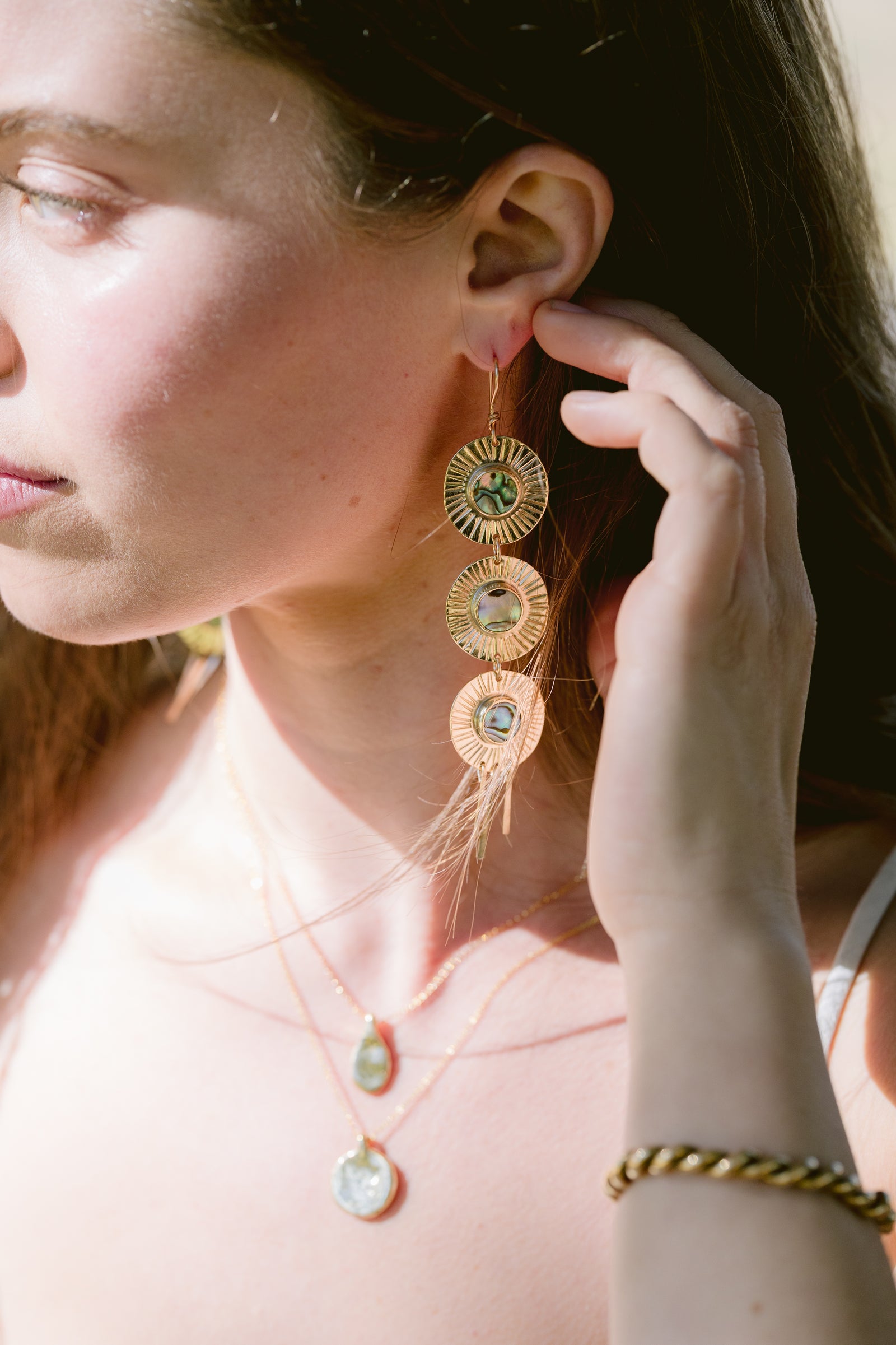 ABALONE RELIC EARRINGS